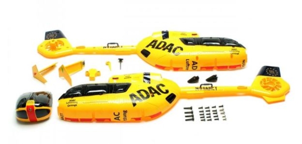 16095 Rumpfteileset E-135 ADAC 1:44